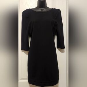 Trina Turk Classic Black Long Sleeve Mini Dress EUC SIZE 8